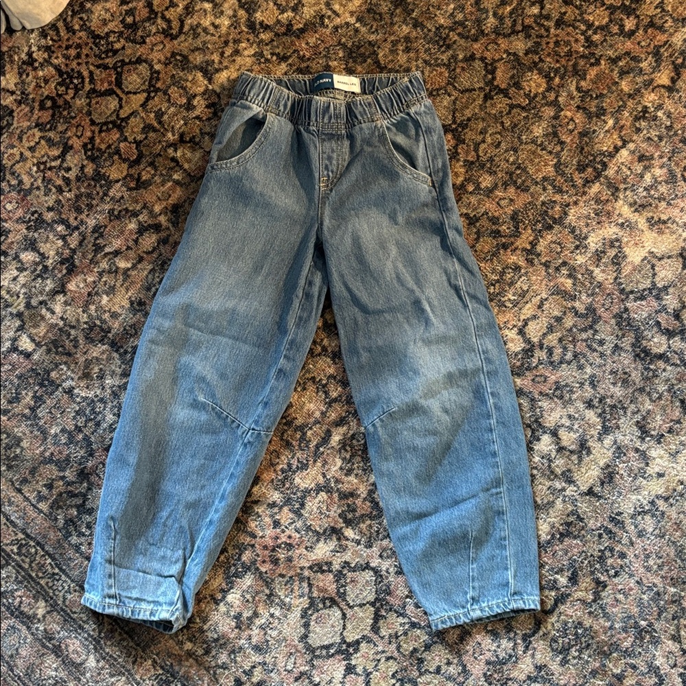 EUC old navy barrel jeans 6t